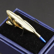 Load image into Gallery viewer, Fashion Metal Men Tie Clip Golden Musical Instrument Shape Simple Bar Clasp  Luxury Fashion Necktie Tie Clips Bar Variety Pattern Mens Suit Wedding Gift Unique Tie Clip
