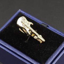 Load image into Gallery viewer, Fashion Metal Men Tie Clip Golden Musical Instrument Shape Simple Bar Clasp  Luxury Fashion Necktie Tie Clips Bar Variety Pattern Mens Suit Wedding Gift Unique Tie Clip
