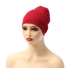 Load image into Gallery viewer, Fashion Modal Under Scarf  Hijab Turban Cap Cotton With Band Adjustable Inner Hijab cap Muslim Turban Hijab Cap For Women
