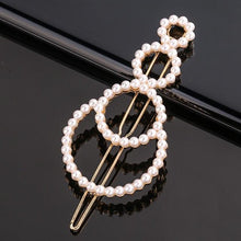 Load image into Gallery viewer, Fashion Pearl Hair Clip Women Girls Elegant Design Triangular Star Round Hairpin Barrette Hair Pins Ponytail Gorgeous Hair Accessories For Women
