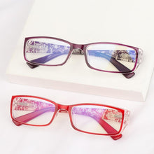 Load image into Gallery viewer, Fashion Print Reading Glasses Women Men Anti Blue Light Glasses Computer Goggles Eye Protection For Men And Women  Portable High-definition  Lens Retro Magnifier Eyewear Diopter +1.0~+4.0
