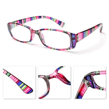 Load image into Gallery viewer, Fashion Print Reading Glasses Women Men Anti Blue Light Glasses Computer Goggles Eye Protection For Men And Women  Portable High-definition  Lens Retro Magnifier Eyewear Diopter +1.0~+4.0
