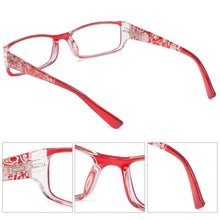 Load image into Gallery viewer, Fashion Print Reading Glasses Women Men Anti Blue Light Glasses Computer Goggles Eye Protection For Men And Women  Portable High-definition  Lens Retro Magnifier Eyewear Diopter +1.0~+4.0
