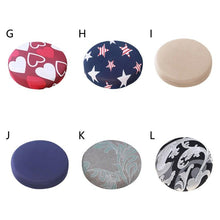 Load image into Gallery viewer, Fashion Printed Round Chair Cover Bar Stool Cover Elastic Stretchy Seat Cover Chair Protector Home Chair Slipcover Stretch Round Bar Stool Covers Washable Stool Cushion Slipcover Elastic Bar Chair Covers
