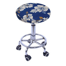 Load image into Gallery viewer, Fashion Printed Round Chair Cover Bar Stool Cover Elastic Stretchy Seat Cover Chair Protector Home Chair Slipcover Stretch Round Bar Stool Covers Washable Stool Cushion Slipcover Elastic Bar Chair Covers
