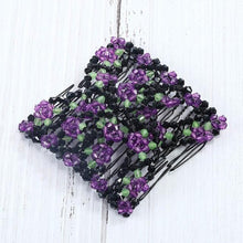 Load image into Gallery viewer, Fashion Professional Hair Comb Ladies Magic Beads Elasticity Double Bead String Clamp Stretchy Gorgeous Hair Accessories For Women for Valentine's Day
