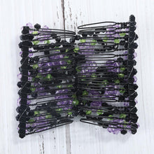 Load image into Gallery viewer, Fashion Professional Hair Comb Ladies Magic Beads Elasticity Double Bead String Clamp Stretchy Gorgeous Hair Accessories For Women for Valentine's Day
