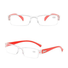 Load image into Gallery viewer, Fashion Reading Glasses Men Women Clear Lens Half Frame Presbyopic Eyewear For Reader Computer Reading Glasses For Women And Men Fashion Rectangle Eyewear Frame
