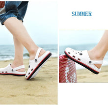 Load image into Gallery viewer, Fashion Sandals Mens Clogs Slippers Soft Bottom Beach Sandals Clog Comfortable Breathable Ankle-Wrap Lightweight Hiking Summer Walking Water Beach Shoes
