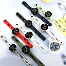 Load image into Gallery viewer, Fashion Silicone Watch Children Electronic Sport LED Touch Digital Screen Wrist Watch Boys Girls Ultra-Thin Digital Sports Watch Stainless Steel Fashion Wrist Watch For Men Women

