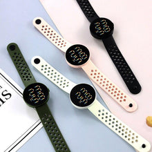 Load image into Gallery viewer, Fashion Silicone Watch Children Electronic Sport LED Touch Digital Screen Wrist Watch Boys Girls Ultra-Thin Digital Sports Watch Stainless Steel Fashion Wrist Watch For Men Women
