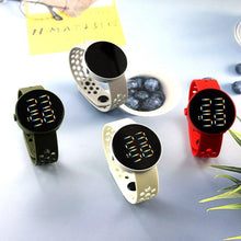 Load image into Gallery viewer, Fashion Silicone Watch Children Electronic Sport LED Touch Digital Screen Wrist Watch Boys Girls Ultra-Thin Digital Sports Watch Stainless Steel Fashion Wrist Watch For Men Women
