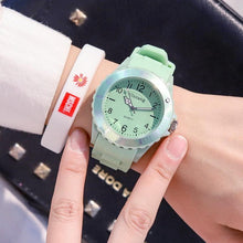 Load image into Gallery viewer, Fashion Silicone Women Watches Simple Sport Quartz Wristwatches Fresh Children Clock Casual Quartz Wristwatch Silicone Band Watch For Women Girls Student Watches
