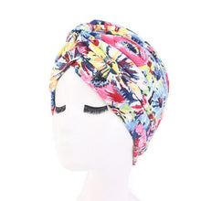 Load image into Gallery viewer, Fashion Soft Cotton Print Inner Headdress Lightweight Turban Elegant Bonnet Hijab Caps Arab Wrap Hijab Headscarf Hat For Woman
