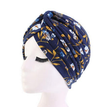 Load image into Gallery viewer, Fashion Soft Cotton Print Inner Headdress Lightweight Turban Elegant Bonnet Hijab Caps Arab Wrap Hijab Headscarf Hat For Woman

