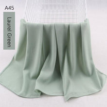 Load image into Gallery viewer, Fashion Soft Long Plain High Quality Premium Heavy Lightweight Elegant Chiffon Hijab Scarf  Scarves Hijabs Lightweight Islamic Head Wear Escharpe Shawls Long Shawls For Women
