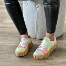 Load image into Gallery viewer, Fashion Spring New Purple Shoes Platform Sneakers Women Tenis Casual Shoes Lightweight Comfortable Vulcanize Shoes Luxury Fashion Womens Leather Sneakers
