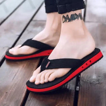 Load image into Gallery viewer, Fashion Summer Big Size Youth Slippers For Men Women Massage Non-Slip Cool Outside Flip Flops Breathable Thick-Soled Slippers
