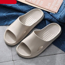 Load image into Gallery viewer, Fashion Summer Women's Flip-Flops Slippers Shoes For Women Open Toe Clear Women Outdoor Flat Beach Slides Soft Lightweight Sandals For Women Anti Slip Casual Slippers Shower Beach Pool Bathroom Flat Slides Shoes

