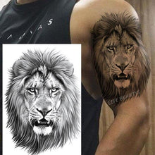 Load image into Gallery viewer, Fashion Temporary Sticker Tiger Tattoo Waterproof Removable Realistic Body Tatoo For Mens
