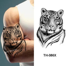 Load image into Gallery viewer, Fashion Temporary Sticker Tiger Tattoo Waterproof Removable Realistic Body Tatoo For Mens
