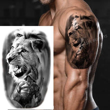 Load image into Gallery viewer, Fashion Temporary Sticker Tiger Tattoo Waterproof Removable Realistic Body Tatoo For Mens
