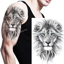 Load image into Gallery viewer, Fashion Temporary Sticker Tiger Tattoo Waterproof Removable Realistic Body Tatoo For Mens
