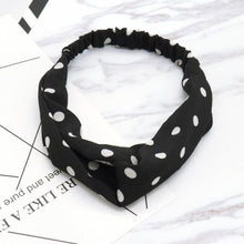 Load image into Gallery viewer, Fashion Wave Point Knot Headband Women Turban Elastic Hairband Head Wrap Hair Accessories for Girls Lady Headwear Hair Band Gorgeous Hair Accessories For Women
