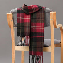 Load image into Gallery viewer, Fashion Winter Casual Classic Soft Plaid Popular Couple Lightweight Tartan Muffler Warm Scarf Cashmere Scarves Shawls Wraps Lightweight Women Warm Lattice Scarves Cashmere Hijab For Women
