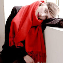 Load image into Gallery viewer, Fashion Winter Soft Wool Scarf Thickening Cashmere Lightweight Scarves Elegant Scarves Cashmere Escharpe Scarfs Lightweight Shawls Hijabs Shawls Scarves Warm Warps For Women
