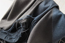Load image into Gallery viewer, Fashion Winter Solid Soft Scarf Cashmere Lightweight Scarves Shawls Cashmere Escharpe Scarfs Lightweight Shawls Hijabs Shawls Escharpe Elegant Wrap Blanket Bandana Tassel For Lady
