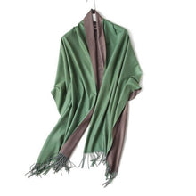 Load image into Gallery viewer, Fashion Winter Solid Soft Scarf Cashmere Lightweight Scarves Shawls Cashmere Escharpe Scarfs Lightweight Shawls Hijabs Shawls Escharpe Elegant Wrap Blanket Bandana Tassel For Lady
