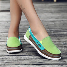 Load image into Gallery viewer, Fashion Women Flat Shoes New Espadrilles Casual Canvas Spring Summer Women Flat Mesh Running Casual Slip On Comfortable Walking Flats Shoes For Womens
