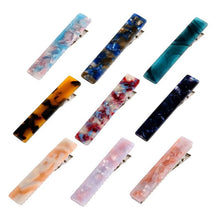 Load image into Gallery viewer, Fashion Women Metal Acetate Hair Pin Clip Leopard Hair Clip Geometric Hairpins Hairgrips Barrette Hairpin Gorgeous Hair Accessories For Women
