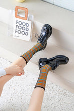 Load image into Gallery viewer, Fashion Women Socks New Spring Summer Mesh Thin Long Printed Socks Women Casual Breathable Fresh Flower Socks Korea Style Color Thin Socks For Women
