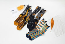 Load image into Gallery viewer, Fashion Women Socks New Spring Summer Mesh Thin Long Printed Socks Women Casual Breathable Fresh Flower Socks Korea Style Color Thin Socks For Women
