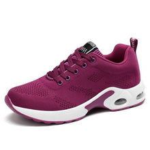 Load image into Gallery viewer, Fashion Womens Sneakers Air Cushion Soft Bottom Running Shoes Outdoor Mesh Breathable Tennis Shoes Comfortable Women Casual Shoes Trainers Running Shoes
