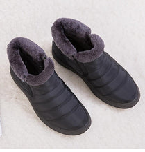 Load image into Gallery viewer, Fashion Womens Waterproof Boots Snow Boots For Winter Casual Lightweight Ankle Warm Winter Boots Fur Lined Warm Ankle Boots Slip On Waterproof Outdoor Booties Comfortable Shoes For Women
