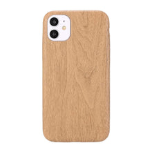 Load image into Gallery viewer, Fashion Wood Like Phone Cases for iPhone 13 12 11 Pro Max Anti Knock Back Cover for iPhone X XR XS Max 7 8 Plus Se Unique &amp; Classy Minimalistic Cover Wireless Charging Compatible Real Wooden Case for iPhone
