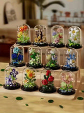 Load image into Gallery viewer, DIY Flower Building Blocks Set - Romantic Proposal Decor, Desktop Ornament &amp; Puzzle Toy, Perfect Birthday Gift Ramadan Mubarak
