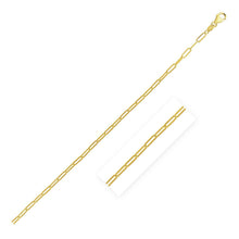 Load image into Gallery viewer, 14K Yellow Gold Delicate Paperclip Chain (2.1mm)
