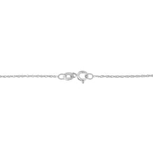 Load image into Gallery viewer, .925 Sterling Silver 4 Cttw Round-Cut Double Row Composite Diamond Heart 18" Pendant Necklace (K-L Color, I1-I2 Clarity)
