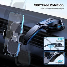 Load image into Gallery viewer, TOPK D38C Car Phone Holder – Adjustable Dashboard Mount
