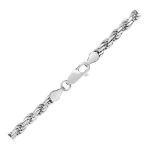 Load image into Gallery viewer, Sterling Silver 3.6mm Diamond Cut Rope Style Chain
