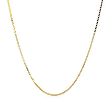 Load image into Gallery viewer, 14k Yellow Gold Classic Box Chain 0.8mm
