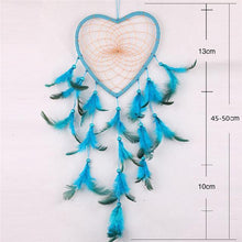 Load image into Gallery viewer, Feather Crafts Dream Catcher Brown Wind Chimes Handmade Christmas Net Handmade Wall Hanging Home Decor Dream Catcher With Feathers For Wall Hanging Car Home Balcony Decorations
