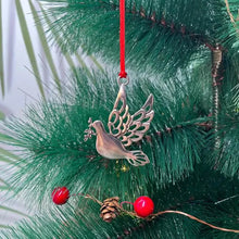 Load image into Gallery viewer, Festive Christmas Tree Pendant - Metal Hanging Ornament for Scene Decor
