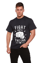 Load image into Gallery viewer, Fight Until Men's Bamboo Viscose/Organic Cotton Short Sleeve Graphic T-Shirt
