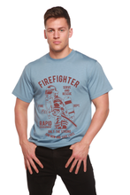 Load image into Gallery viewer, Firefighter Dept Men's Bamboo Viscose/Organic Cotton Short Sleeve Graphic T-Shirt
