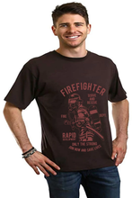 Load image into Gallery viewer, Firefighter Dept Men's Bamboo Viscose/Organic Cotton Short Sleeve Graphic T-Shirt
